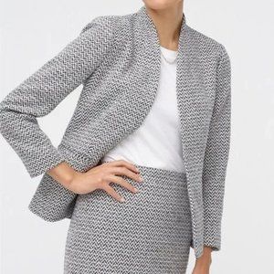 J. Crew Factory Black and White Blazer